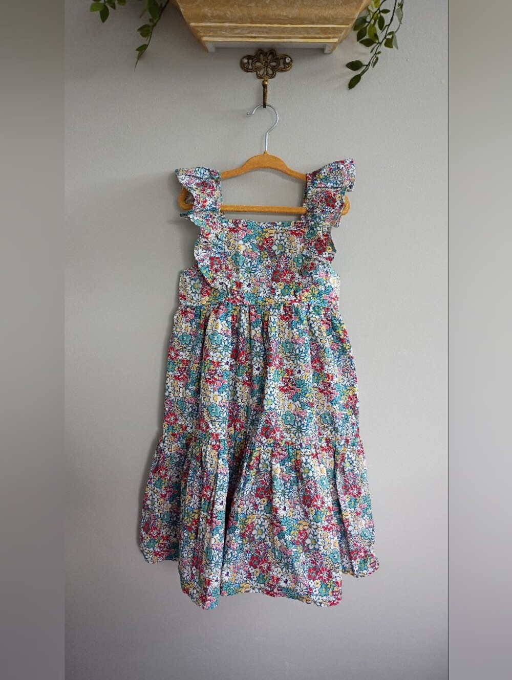 Nordstrom Multicolor Floral Ruffle Sundress